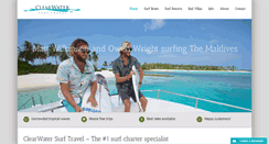 Desktop Screenshot of clearwatersurftravel.com
